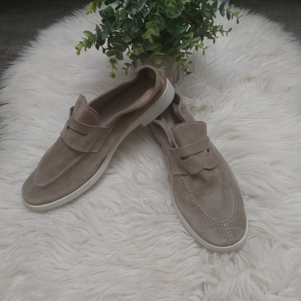 Principe Di Bologna Suede Leather Penny Loafer